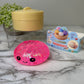 Squishy Toy - Viral Dumpling, Slow Rise Glitter - Pink