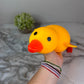 Squishy Toy - Laying Down Duck, Jumbo