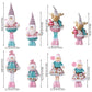 Telescopic Standing Christmas Decor - Pink & Blue