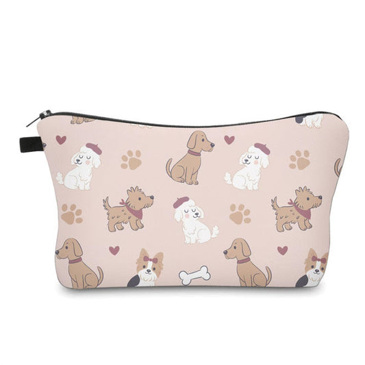 Pouch - Dog Pink Paw Bandana