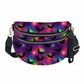The Roni Nylon Crossbody - Halloween Fall Galaxy Bat