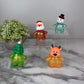 Squishy Toy - Christmas Glitter Characters