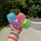 Squishy Toy - Quick Squeeze Glitter Cube