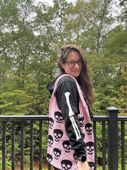 Tote Bag - Knit Sweater - Skull - PREORDER