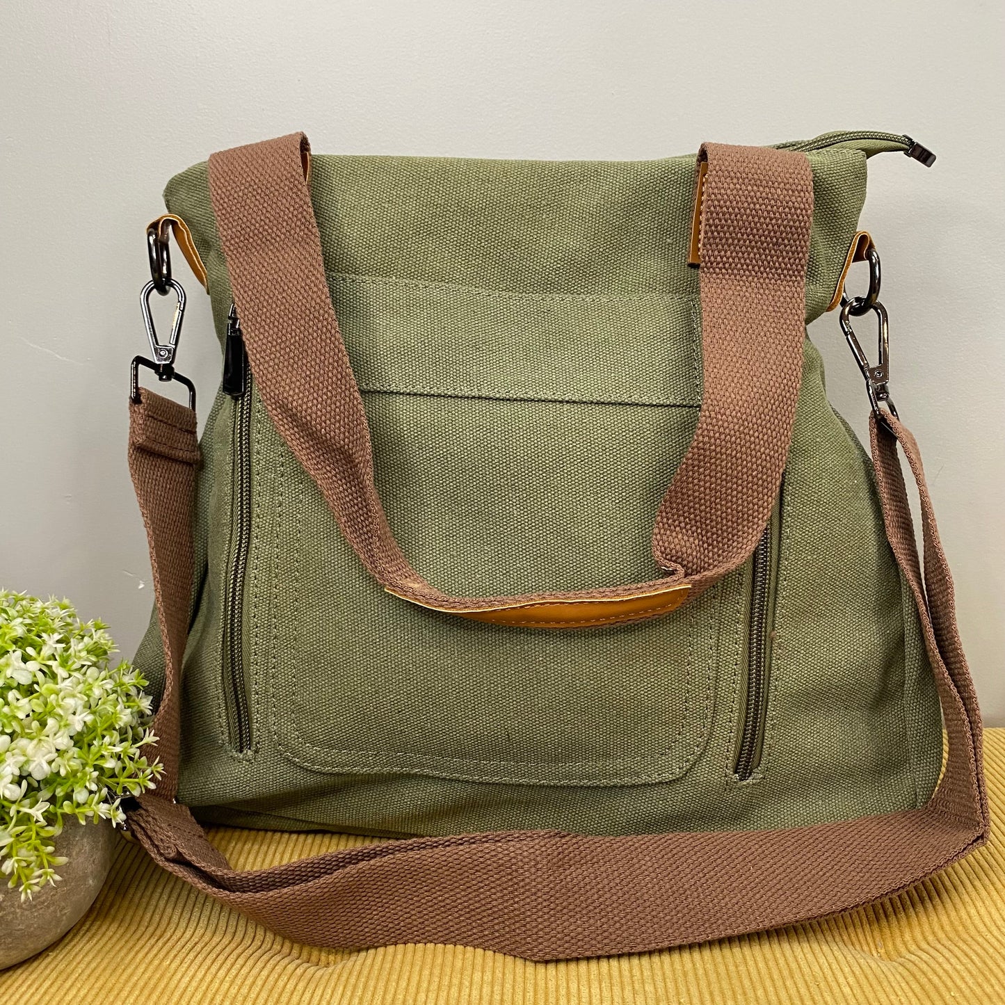 Caitlin - Canvas Satchel - PREORDER 3/11-3/14