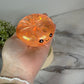 Squishy Toy - Viral Dumpling, Slow Rise Glitter #2 - Orange