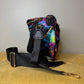 The Roni Nylon Crossbody - Pink Orange Galaxy