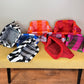 Emma Travel Clutch - Stripes + Chevron