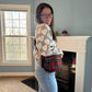 The Roni Nylon Crossbody - Red Plaid