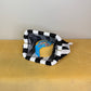 Emma Travel Clutch - Stripes + Chevron