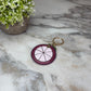 Keychain - Faux Leather Fruit