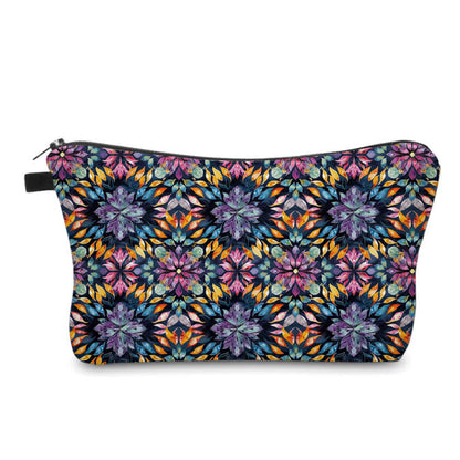 Pouch - Bold Purple Orange Pink Tie Dye