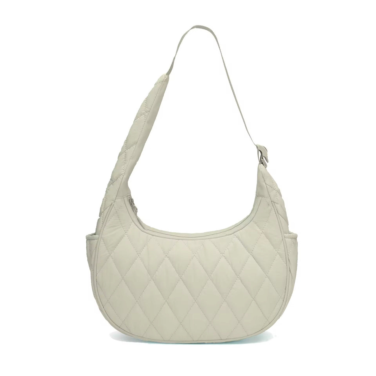 Cleo - Quilted Crescent Handbag - PREORDER 9/10-9/13