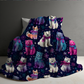 Blanket Christmas #44 - Pink & Purple Polar Bear - PREORDER