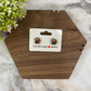 Wooden Stud Earrings - Mug #1