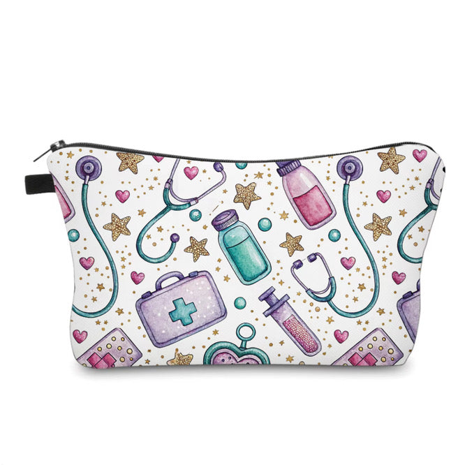Pouch - Nurse Doctor, Gold Stars