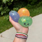 Squishy Toy - Viral Dumpling, Quick Squeeze Glitter - Purple
