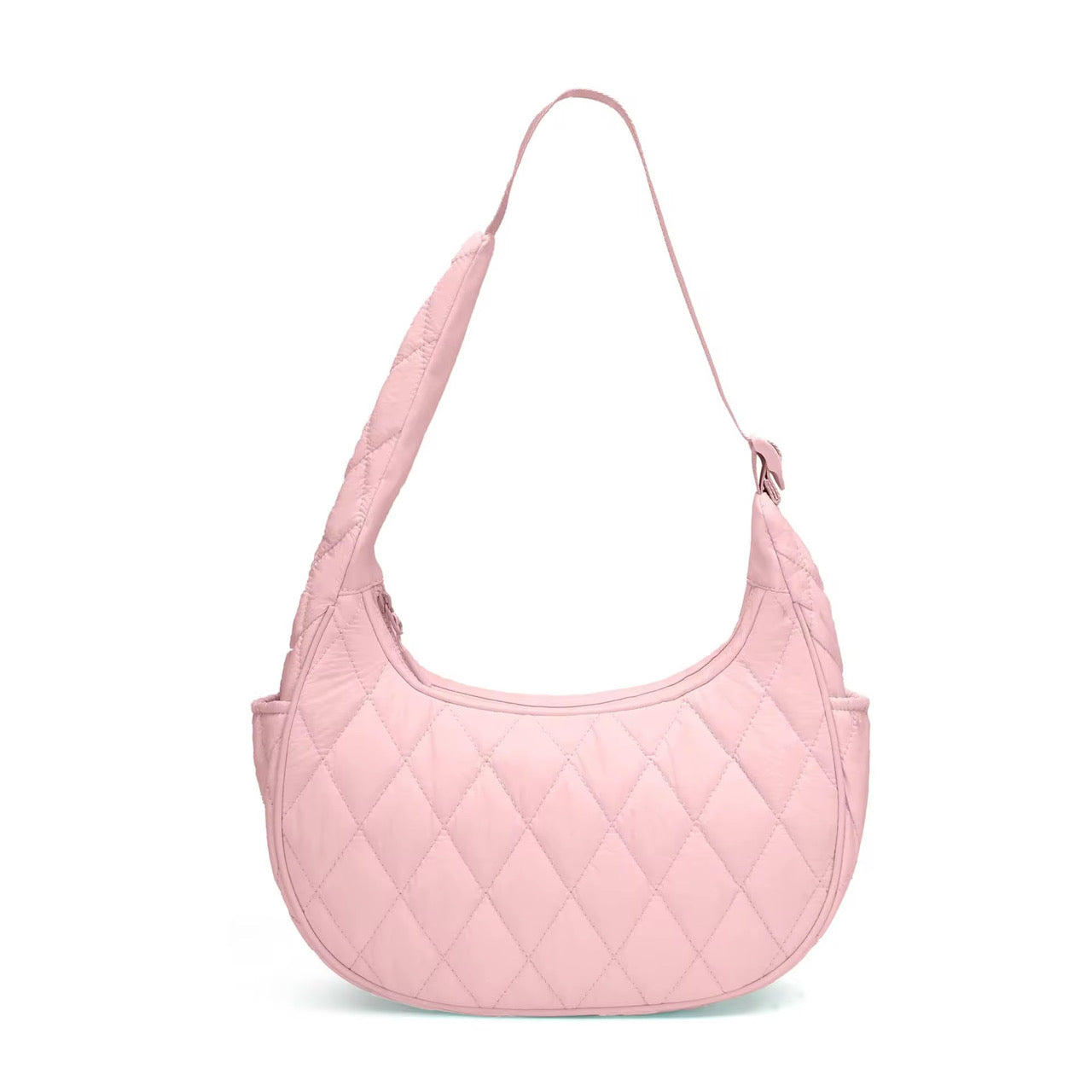 Cleo - Quilted Crescent Handbag - PREORDER 9/10-9/13