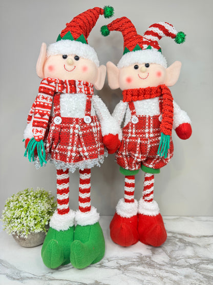 Telescopic Standing Christmas Decor - Elf