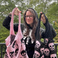 Tote Bag - Knit Sweater - Skull