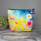 Pouch XL - Floral Herringbone