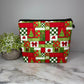 Pouch XL - Christmas - Quilted Squares