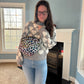 The Roni Nylon Crossbody - Rainbow Animal Print