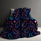 Blanket Halloween #28 - Neon Cats - PREORDER ends 7/25