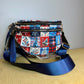 The Roni Nylon Crossbody - Christmas Quilted Squares