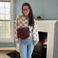 The Roni Nylon Crossbody - Red Plaid