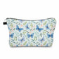 Pouch - Butterfly Floral Blue Green