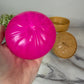 Squishy Toy - Viral Dumpling, Neon Pink Glitter
