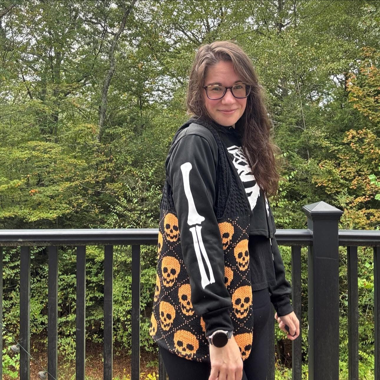 Tote Bag - Knit Sweater - Skull - PREORDER