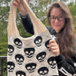 Tote Bag - Knit Sweater - Skull
