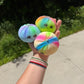 Squishy Toy - Viral Dumpling, Multi Color Spray Paint  + New Face