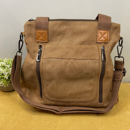 Caitlin - Canvas Satchel - PREORDER 3/11-3/14