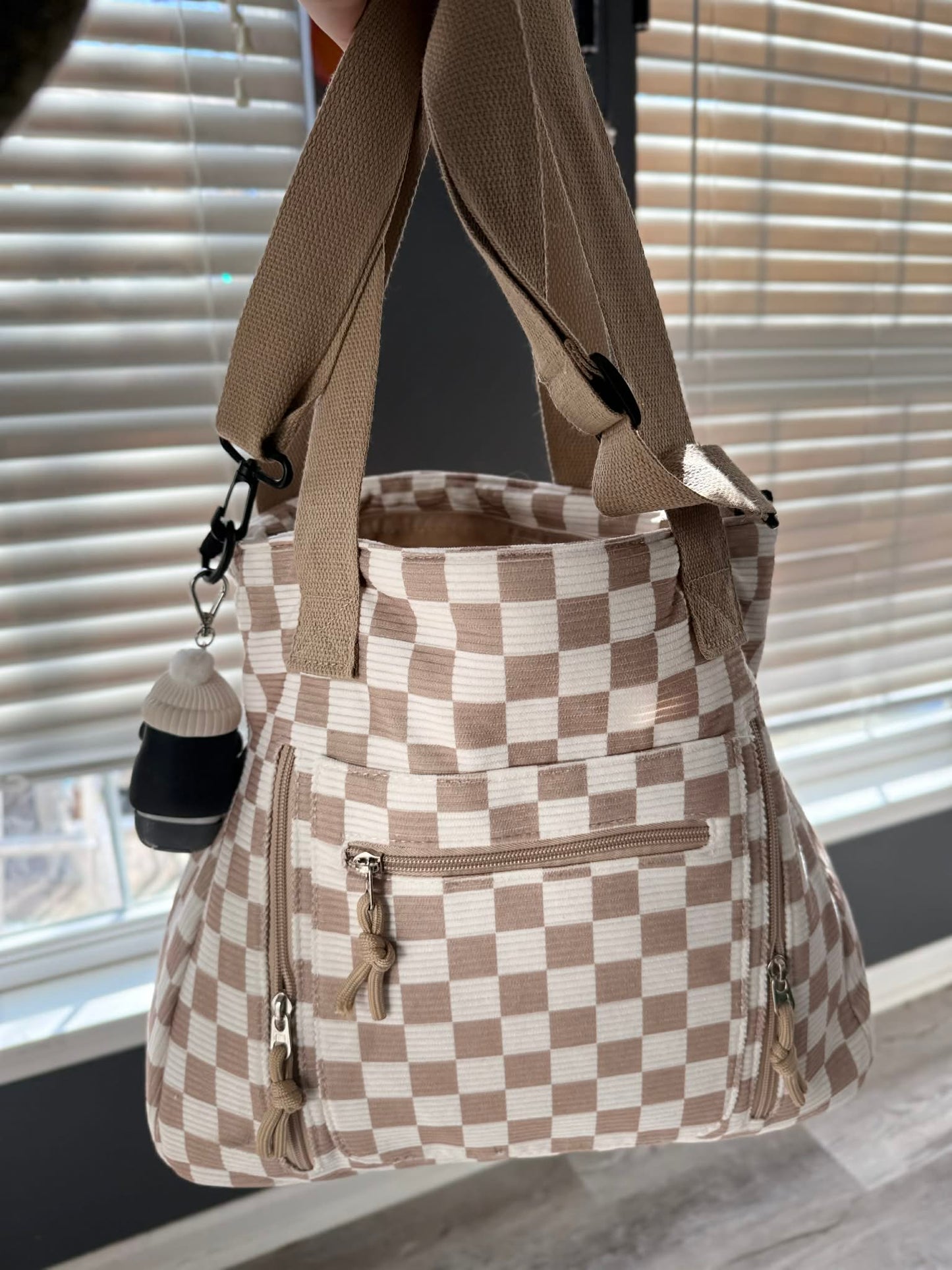 Caitlin Handbag - Corduroy Checker - PREORDER