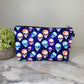 Pouch - Halloween Fall - Purple Blue Skull