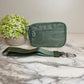 Rue - Nylon Wristlet Wallet - Olive Green