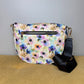 The Roni Nylon Crossbody - Watercolor Poppy Floral