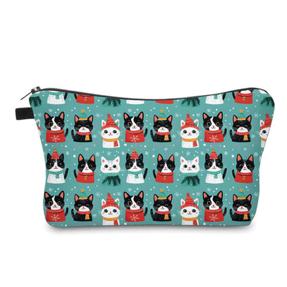 Pouch - Christmas Holiday Cat Sweater