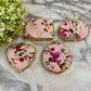 Compact Mirror - Pink Floral (by shape)