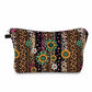 Pouch - Animal Print Stripe Floral
