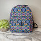 Mini Backpack - Bold Purple Orange Pink Tie Dye