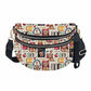 The Roni Nylon Crossbody - Highland Cow School Teacher