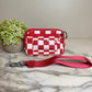 Rue - Nylon Wristlet Wallet - Red Check