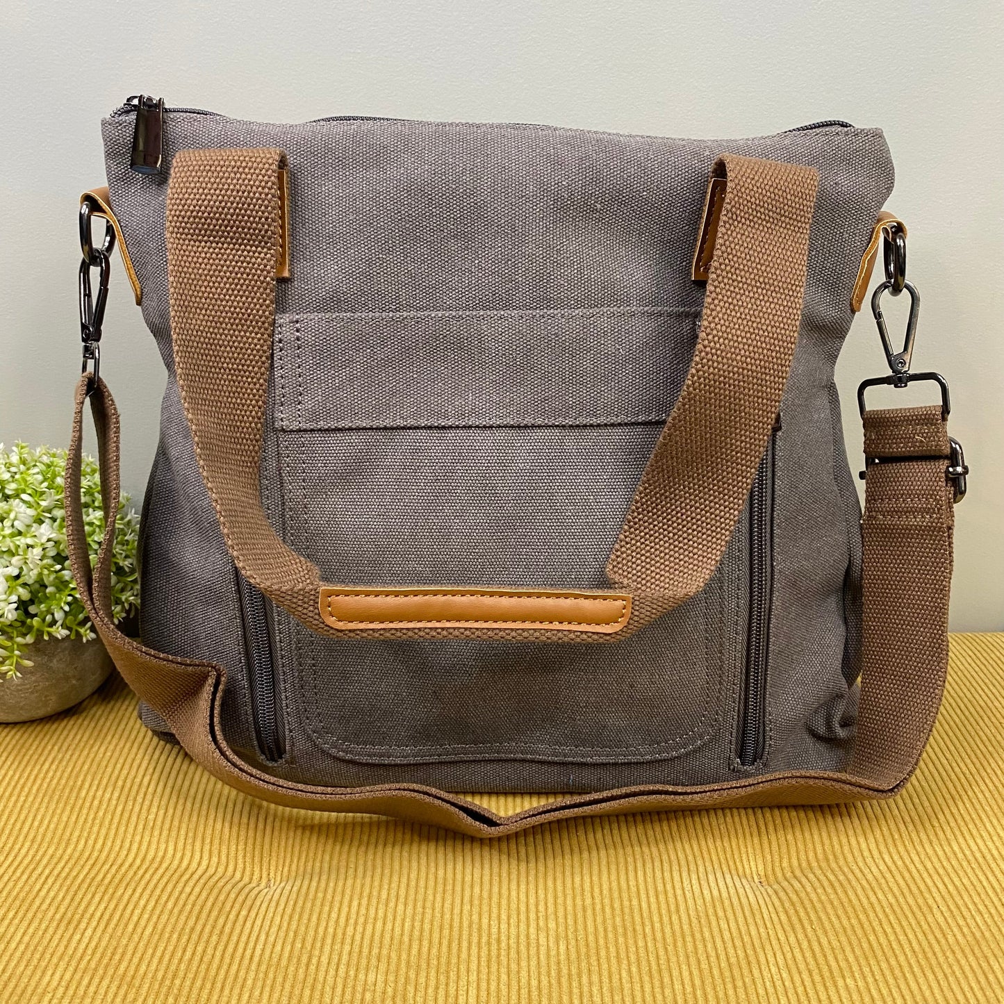 Caitlin - Canvas Satchel - PREORDER 3/11-3/14