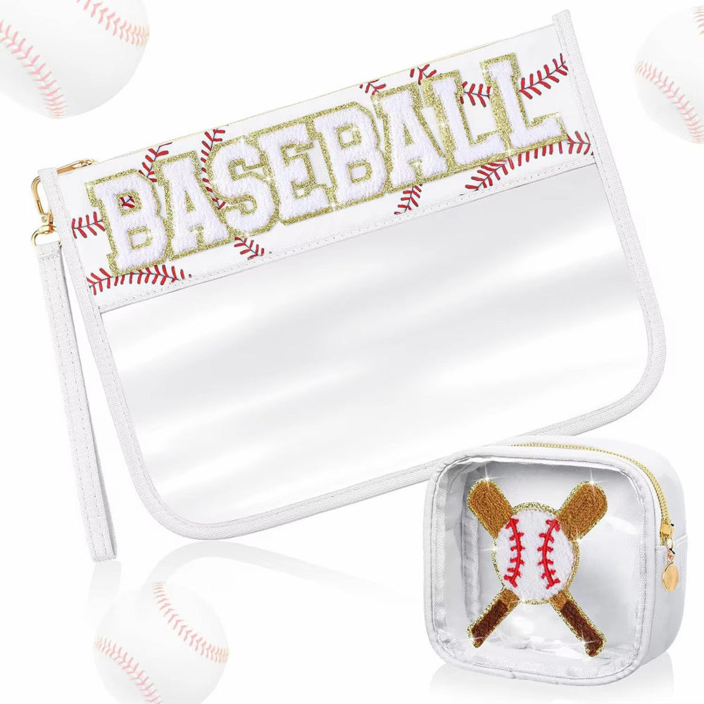 Sports Clear Zip Pouch 2 Pack - PREORDER