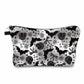 Pouch - Halloween Fall - Skull Bow Bat Spiderweb