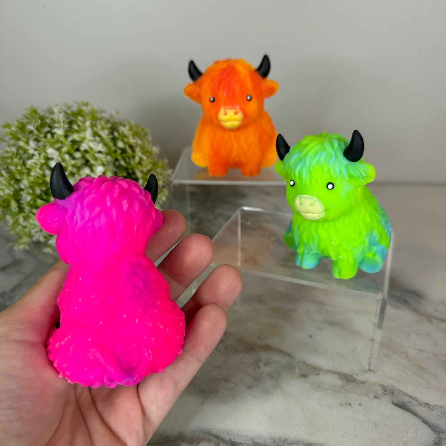 Squishy Toy - Highland Cow Ombre